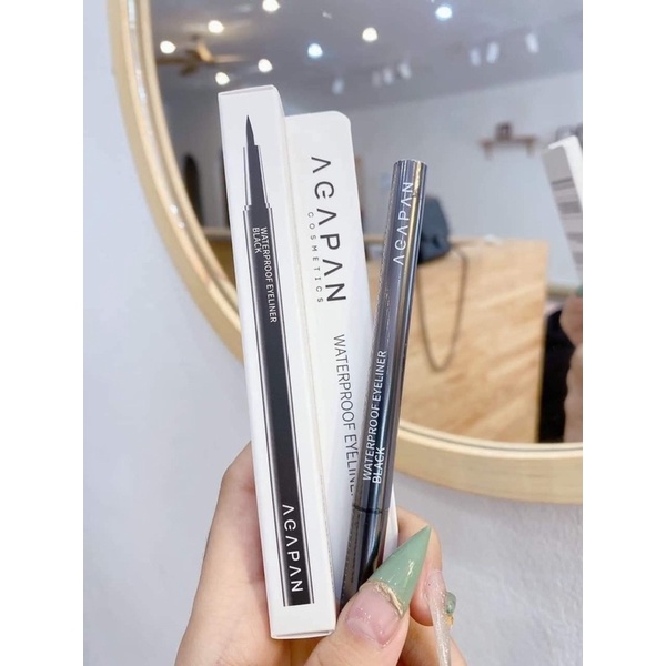 Dạ Kẻ Mắt AGAPAN Không Trôi Waterproof Eyeliner Black