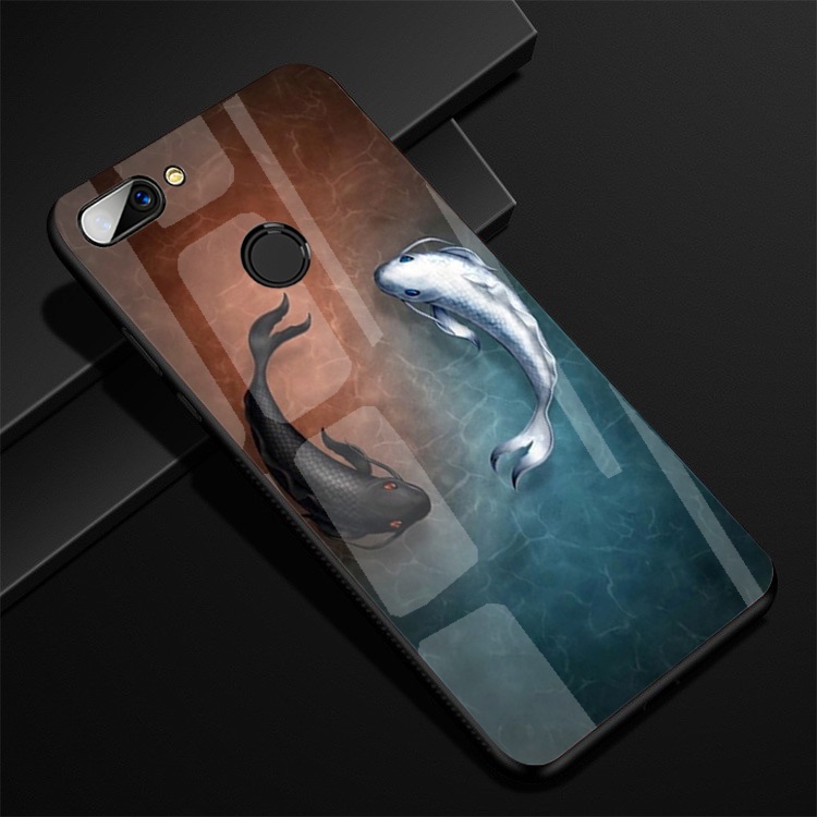 Ốp Lưng XIAOMI MI 8 LITE mặt kính cường lực cao cấp thiết kế Độc Quyền