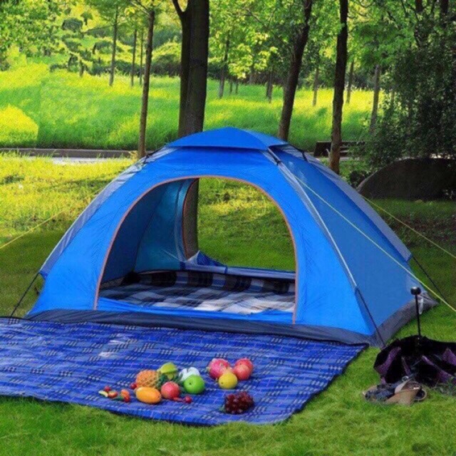 Lều phượt, lều cắm trại bằng vải dù 1,5x 2m