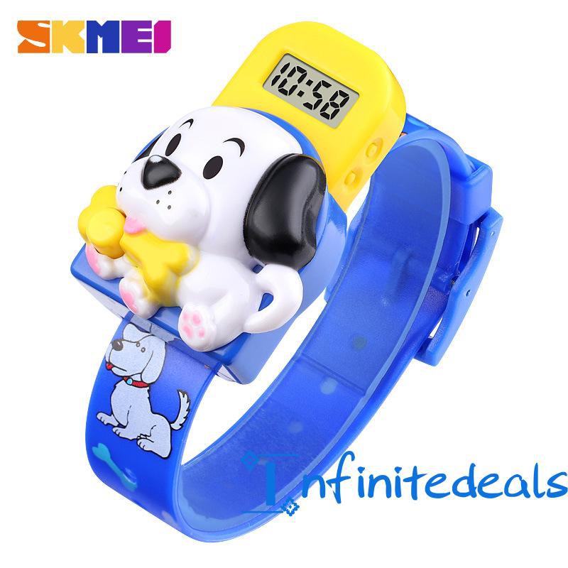 Đồng Hồ Điện Tử Skmei 1754 Hình Chú Chó Đáng Yêu Cho Bé