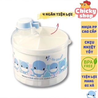 Hộp chia sữa tròn 4 ngăn kuku ku5310