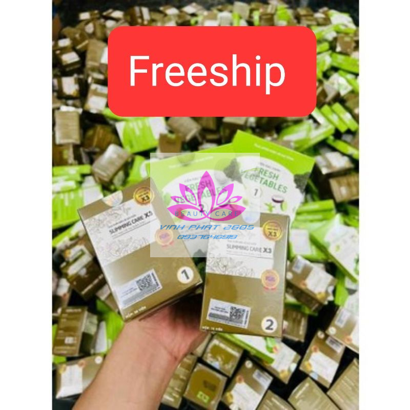 Thảo Mộc Slim**Ming*x3 kèm Detox chính hãng