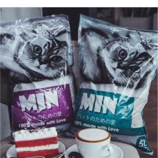 Cát vệ sinh cho mèo MIN 5 lit