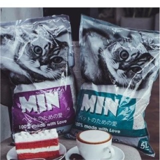 Cát vệ sinh cho mèo MIN 5 lit