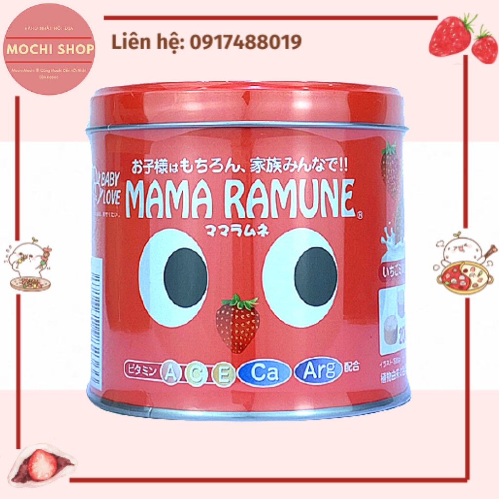 Kẹo Mama Ramune cho bé Nhật Bản (date: T12.2022)