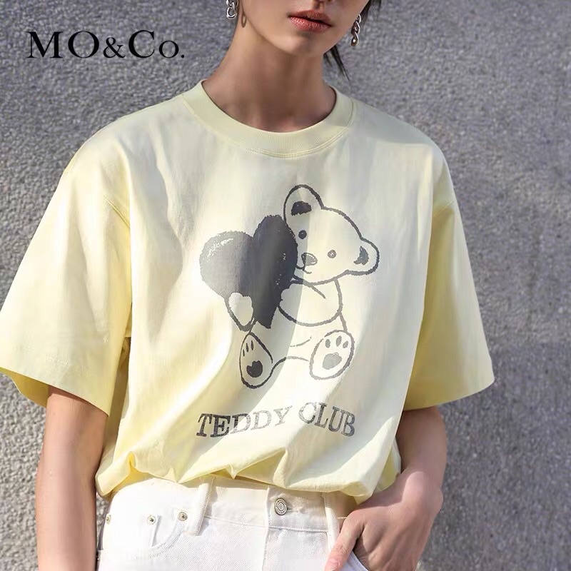 Áo thun hình gấu Mo&Co