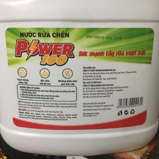 Nước rửa chén Power 100 3.8 kg