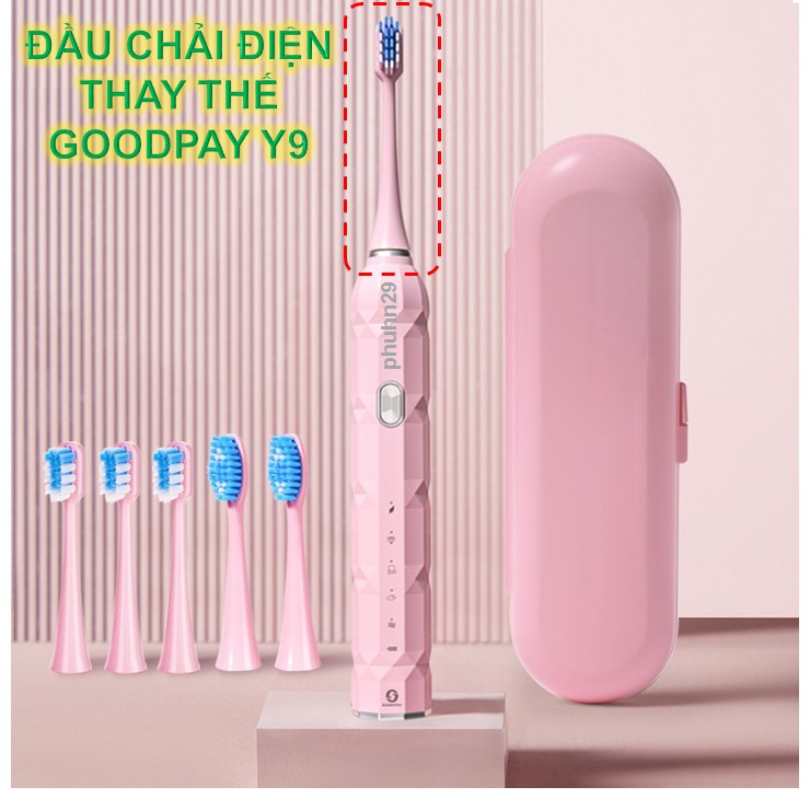 Đầu Bàn Chải Điện GOODPAY Y9 ( Set 2 Đầu Chải )