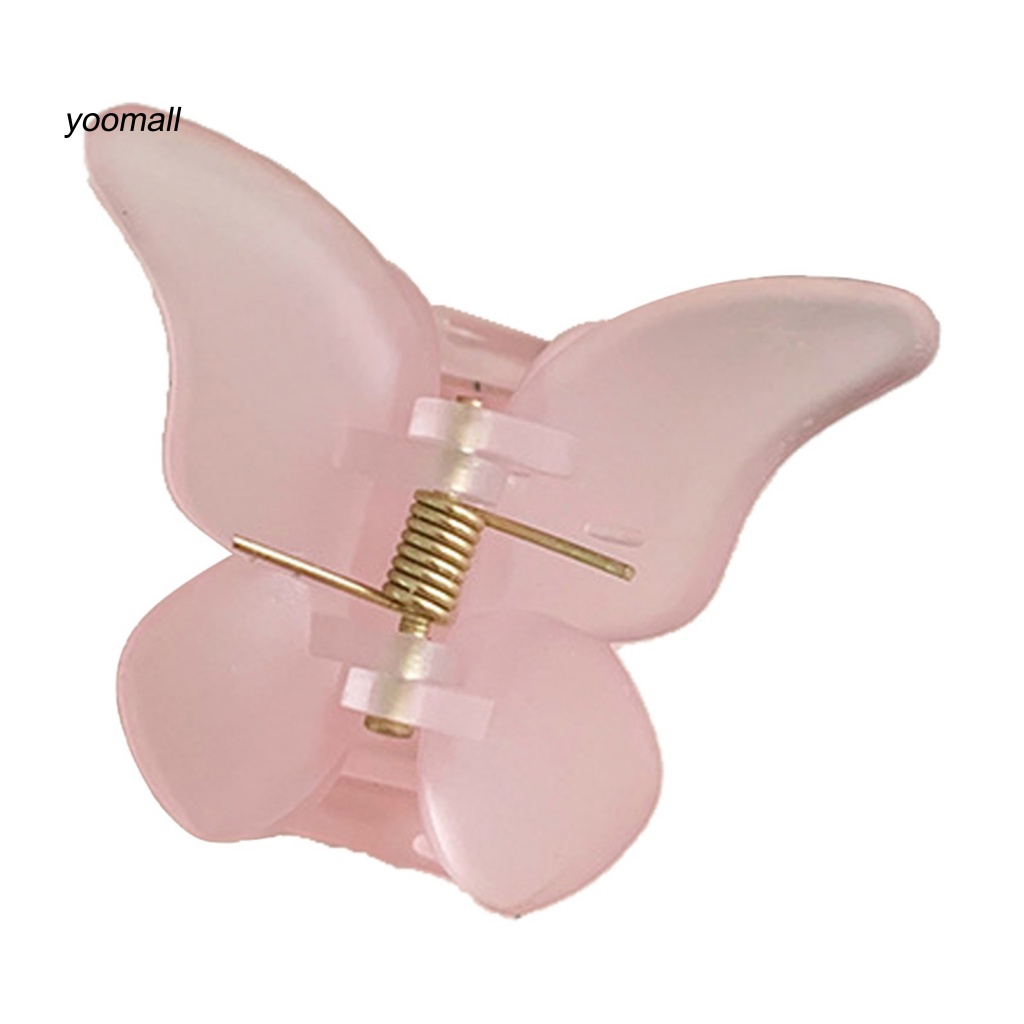 / Yo / Kẹp Tóc Móng Vuốt Bướm Ngọt Ngào Chống Trượt