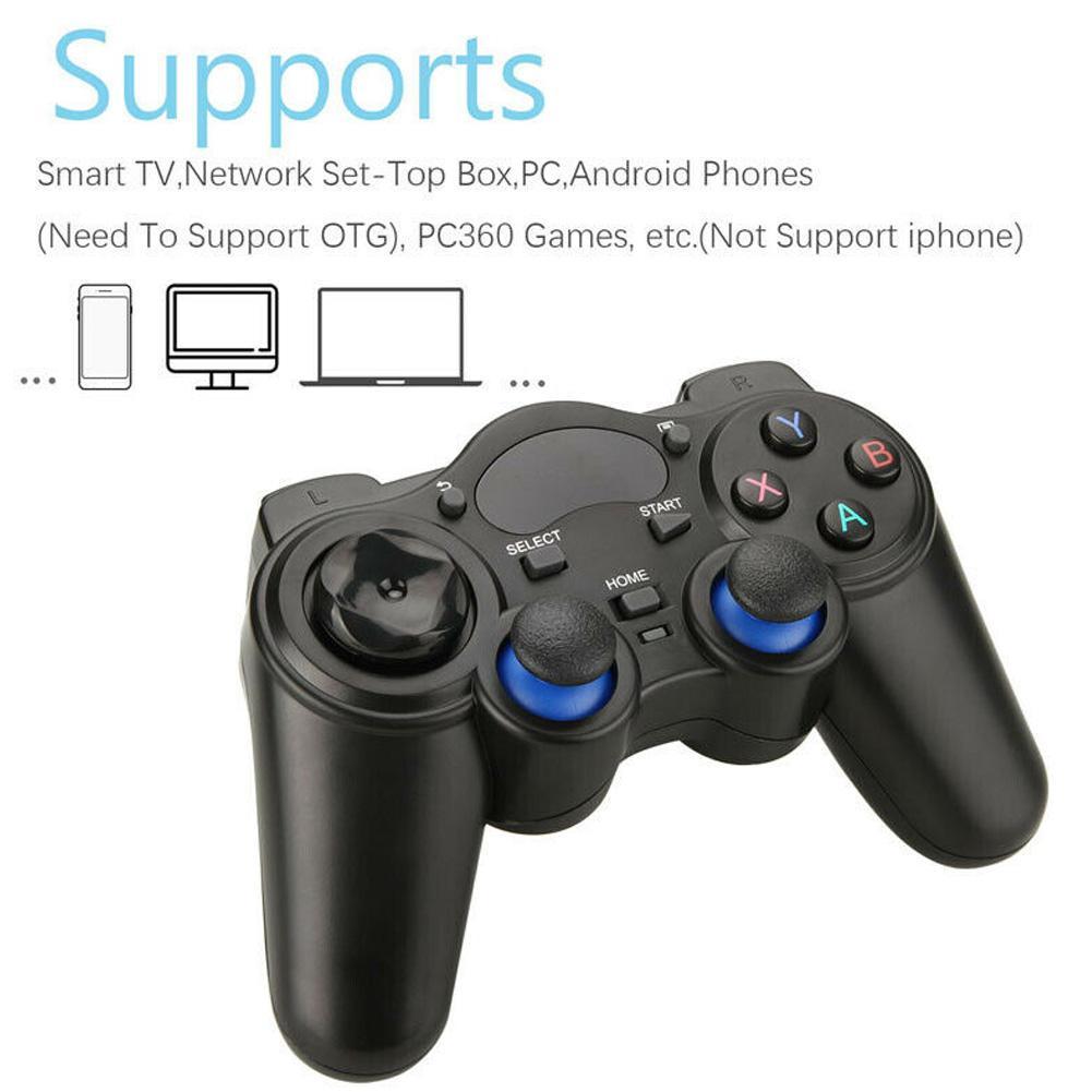 2.4G Wireless Gamepad Support Smart TV Android Mobile Controller Game Phone T5J0