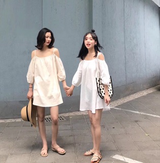Váy trễ vai ulzzang order