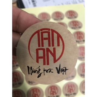 1000 Tem nhãn (4cmX4cm) miễn phí thiết kế