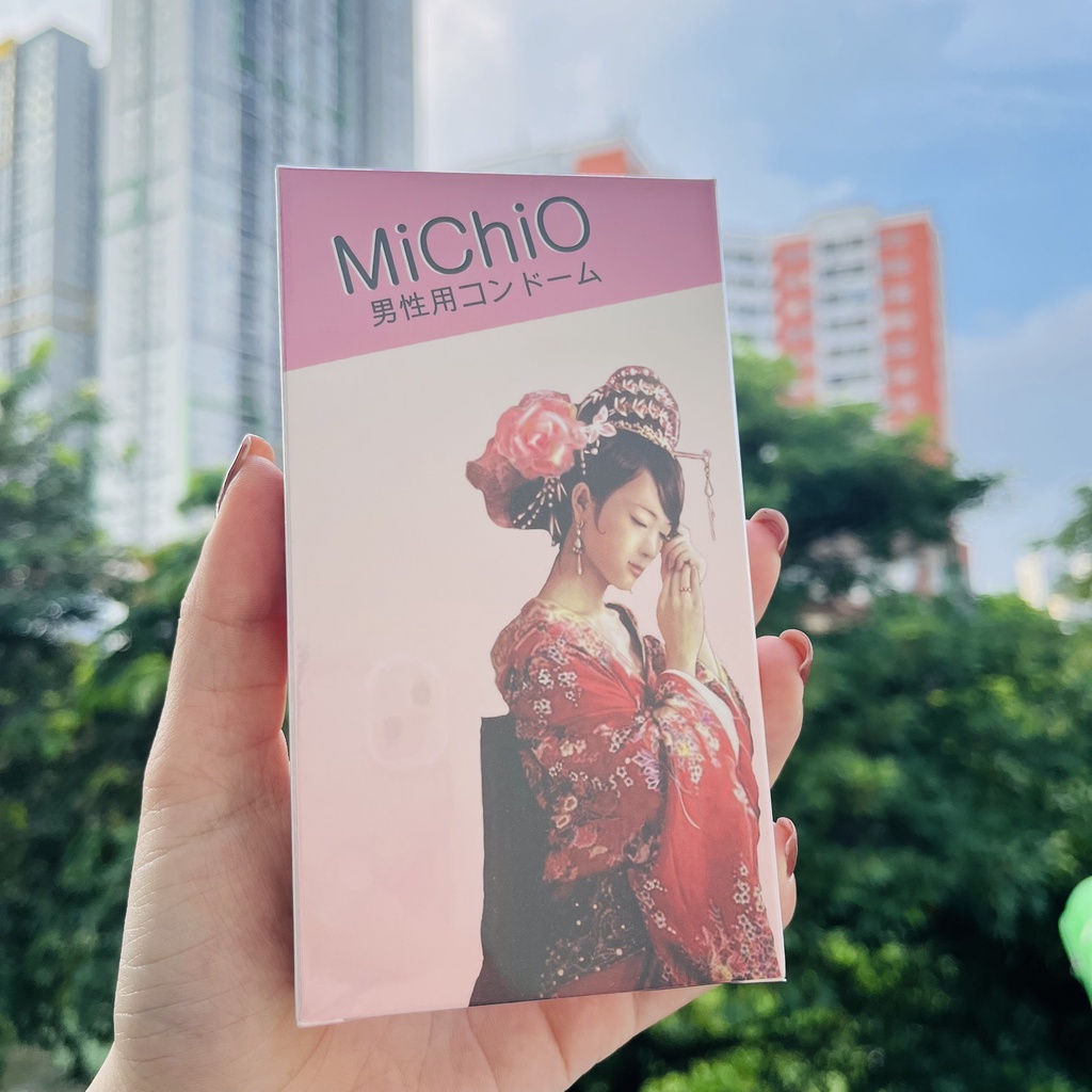 Bao Cao Su Nhật Bản Michio , BCS Cao cấp - Siêu mỏng - hương thơm nhẹ nhàng