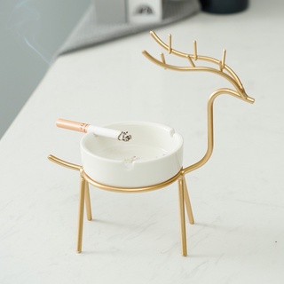 Gạt tàn thuốc lá decor hình con nai