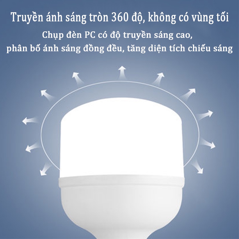 Bóng đèn Led Bulb siêu sáng tiết kiệm điện thân kín chống nước 5W-10W-20W-30W-40W-50W