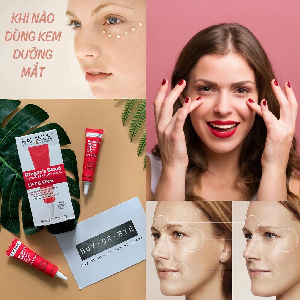 Kem Dưỡng Làm Săn Chắc Da Vùng Mắt Máu Rồng Balance Active Formula Dragons Blood Instant Eye Lift Balm 15ml | BigBuy360 - bigbuy360.vn