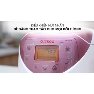 Nồi cơm điện tử Cuckoo 1 lít 0631F.