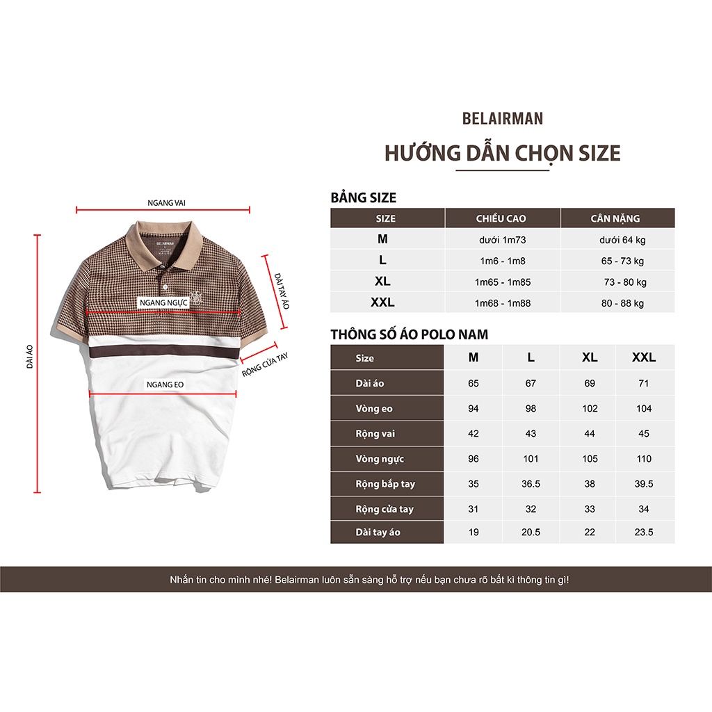Áo thun Polo nam cổ bẻ CAROS phối vải Cotton bông sợi dệt tự nhiên xuất xịn, chuẩn form PLPH0001 - BELAIRMAN