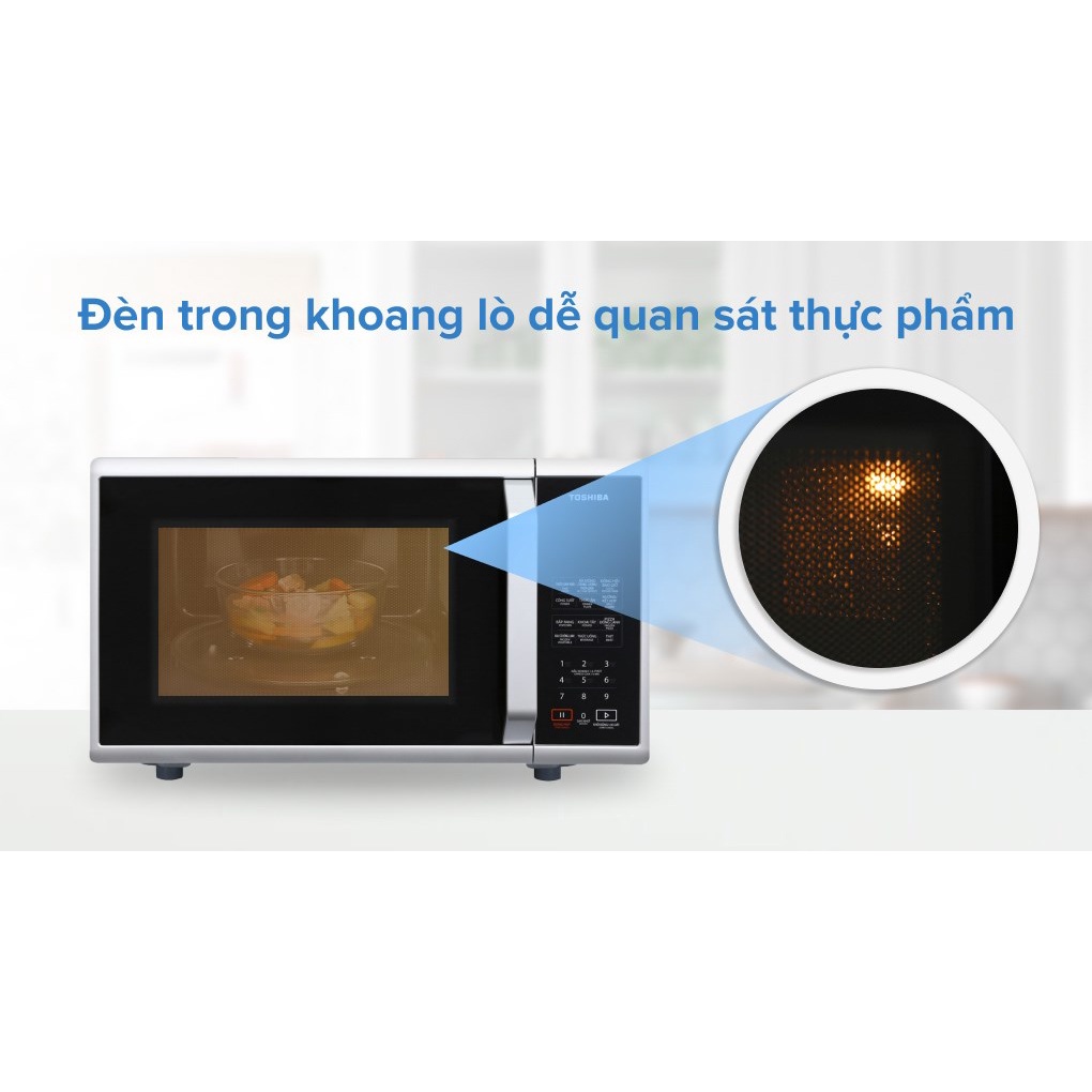 Lò vi sóng có nướng Toshiba ER-SGS23(S1)VN 23 lít