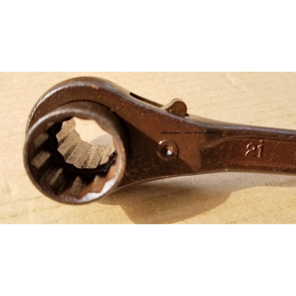 Cờ lê đuôi chuột đảo chiều SUPER 17-21mm dài 30cm, hàng bãi Nhật