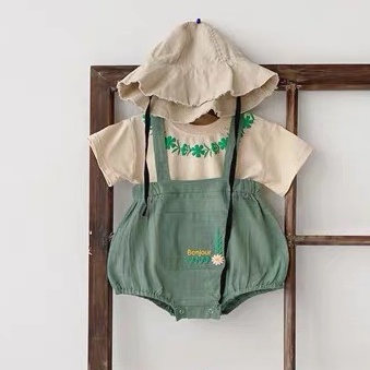 Bodysuit cho bé gái sơ sinh 1 2 tuổi, body hàn quốc cho bé gái