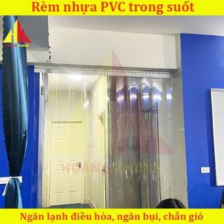 Rèm nhựa PVC ngăn lạnh điều hòa (Sản xuất theo yêu cầu- Dày 1.5mm,Full phụ kiện) - Màn nhựa PVC, Rèm  ngăn lạnh giá rẻ