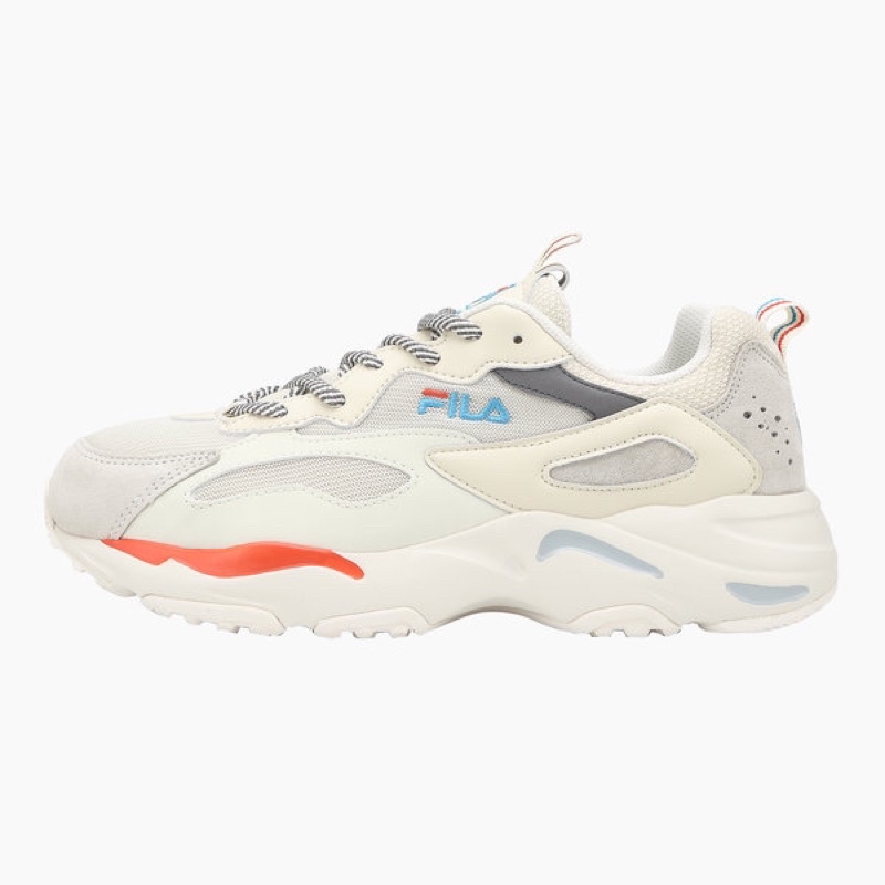 Giày thể thao Sneaker Fila Ray Tracer x BTS màu Be Cam