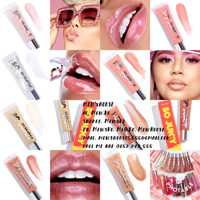 COLOURPOP Son bóng làm căng mọng môi  So Juicy Plumping Gloss