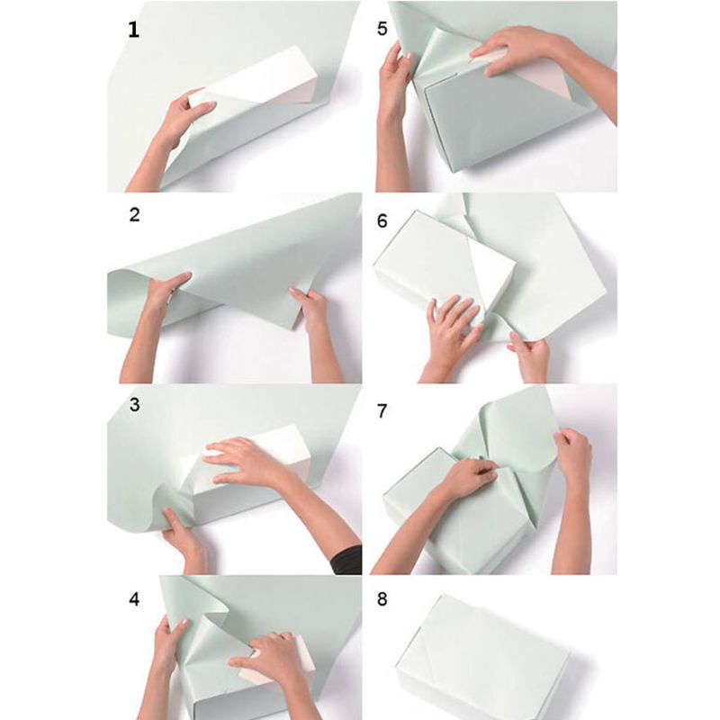 Set 6 Tờ Giấy Gói Quà 50x70cm DIY Dành Cho Tiệc Giáng Sinh / Lễ Hội / Tiệc Tùng