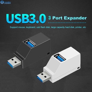 1pc 3 port usb hub mini usb 3.0 high speed hub splitter box for pc laptop