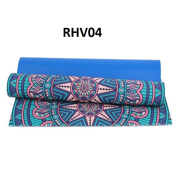 Thảm Yoga PU hoa văn Mỹ Thuật Relax 2 Da 6mm (Tặng kèm túi)