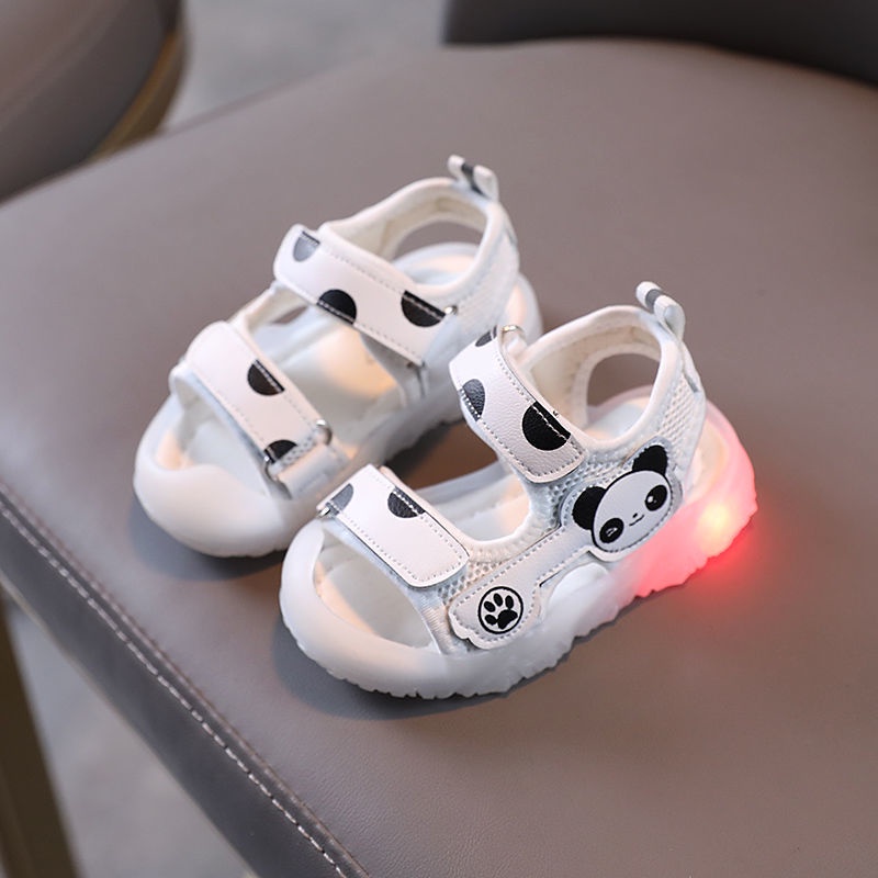 Giày Sandal Đế Mềm Chống Trượt Phong Cách Hàn Quốc Cho Bé Trai 1-2-3 Tuổi