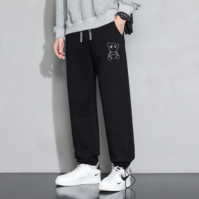 quần baggy nam Quần dài ống rộng SATUR dây rút gấu mặc 2 kiểu ống suông và jogger siêu hot,Thời trang độc lạ dành cho nam nữ mẫu mới Quần Dây Rút Thể Thao Dáng Rộng Dễ Phối Đồ Hợp Thời Trang Cho Nam
