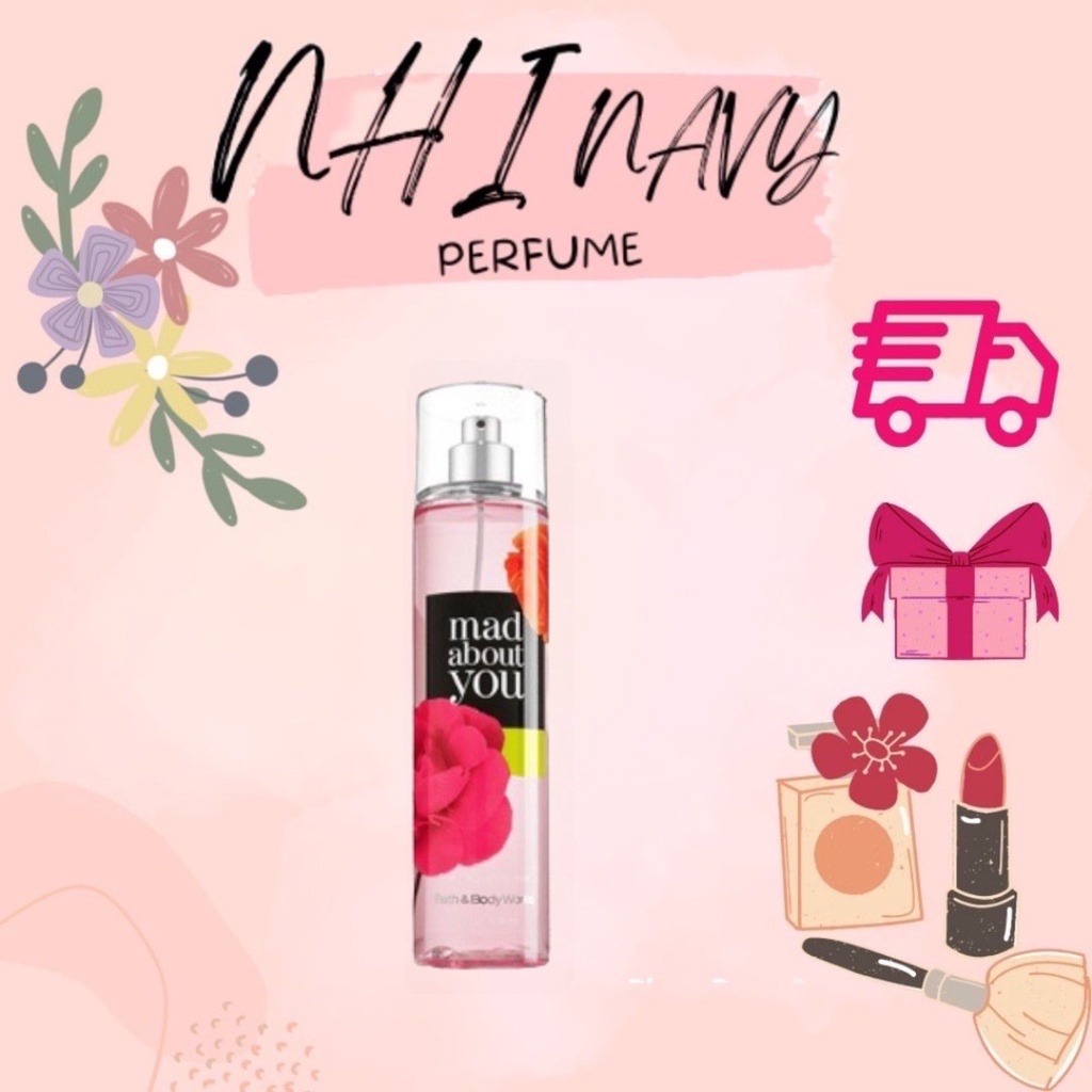 Xịt thơm toàn thân bodymist Bath & Body Works mùi Mad About You
