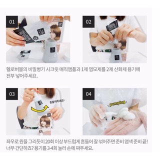 Nhuộm tóc dạng bọt Hello Bubble Mise En Scene