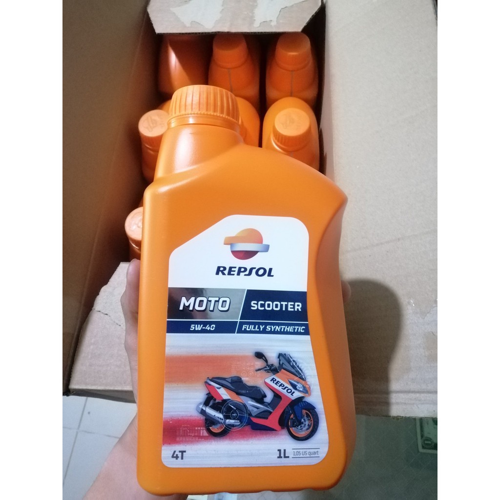 Nhớt Repsol Moto Scooter 4T 10W40 800ml dành cho xe ga