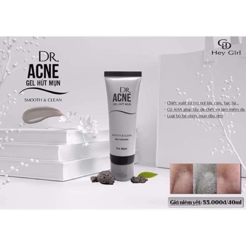 ⚠️LỘT SẠCH MỤN ĐẦU ĐEN - MỤN CÁM VỚI GEL HÚT MỤN DR. ACNE CỰC HOT!