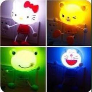 Đèn ngủ cảm biến ánh sáng hình động vật xinh
