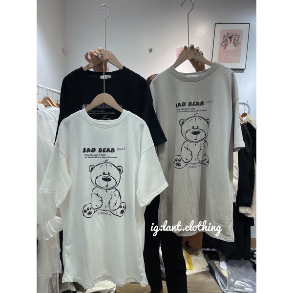 Áo thun chú gâu Bad bear 3158/ gâu Ami