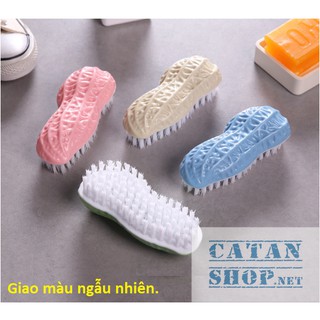 Bàn chải vệ sinh nhà tắm hình TRÁI BẮP và HẠT ĐẬU siêu dễ thương, Bàn chải Nhựa chà sàn,  giặt đồ (màu ngẫu nhiên)