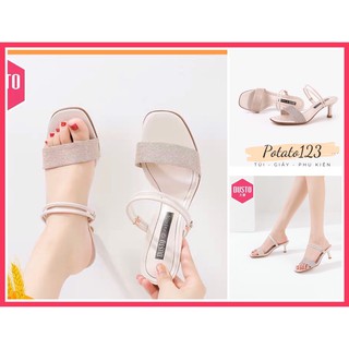 Dusto - Sandal Dusto gót nhọn đơn giản