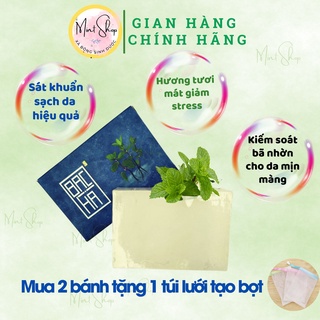 Xà bông phòng sinh dược bạc hà vệ sinh dưỡng da thư giãn 100g