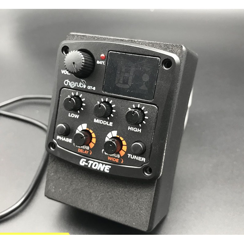 EQ Đàn Guitar Cherub G- Tone GT-6 I Hàng Chính Hãng Có video Demo