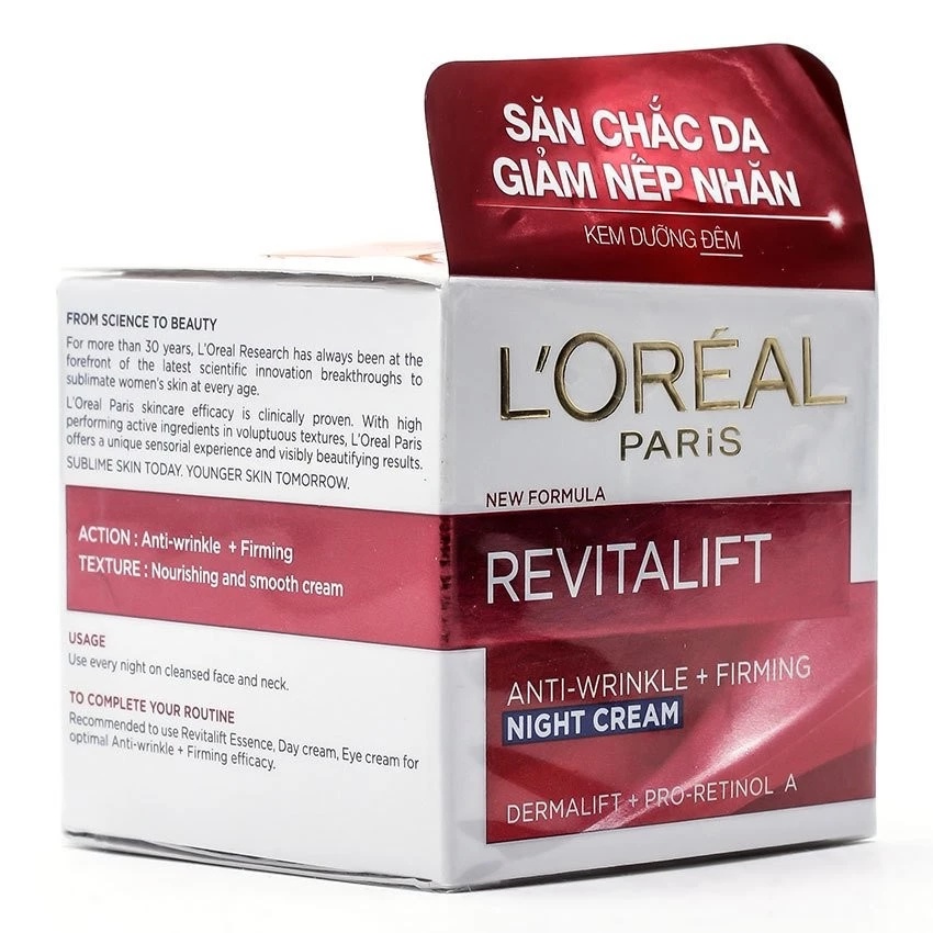Kem Dưỡng Loreal Revitalift Night Cream