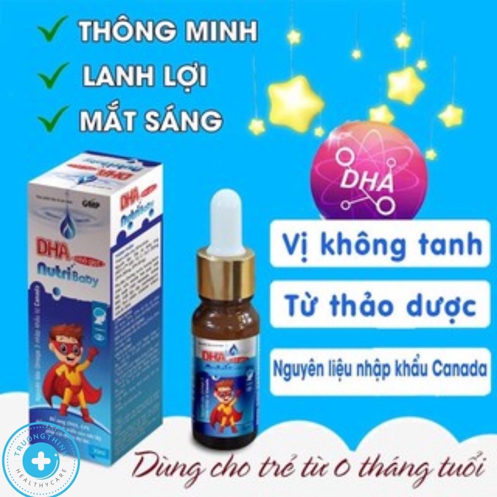 Bổ sung DHA, DHA cho bé, DHA nhỏ giọt NutriBaby hỗ trợ sự phát triển của não bộ trẻ