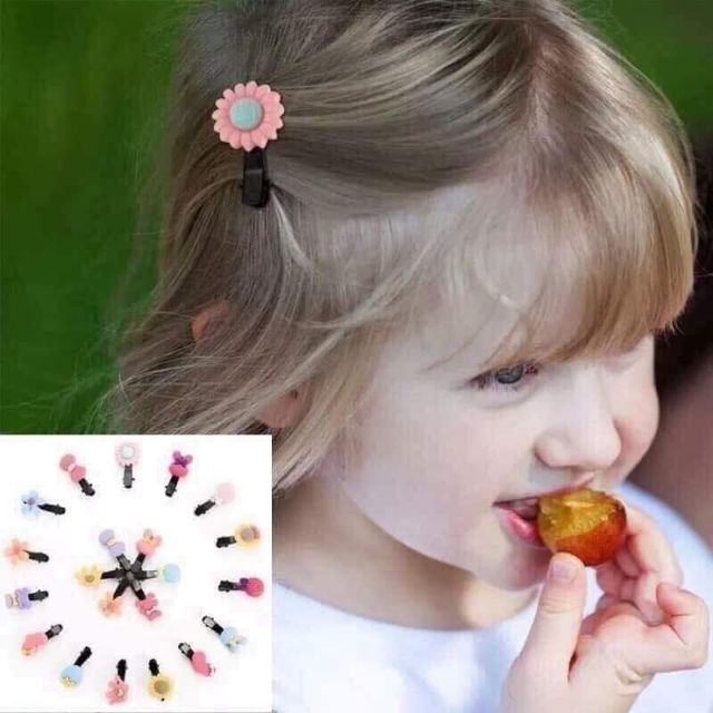 HỘP KẸP TÓC CHO BÉ GÁI,