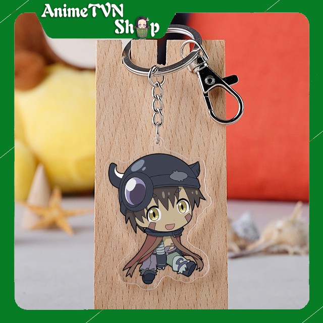 Móc khoá Mica anime Made in Abyss - Nhựa Cứng Acrylic In 2 mặt sắc nét ( ảnh thật )