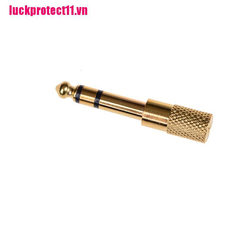 CCC Đầu Chuyển Đổi Âm Thanh Từ Đầu Đực 6.5mm 1 / 4 "Sang Đầu Cái 3.5mm 1 / 8"