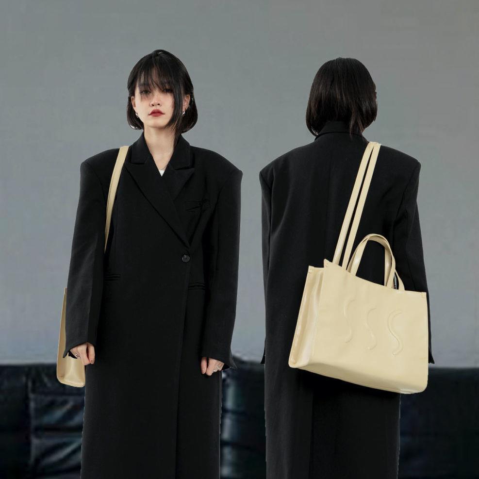 Túi Xách Da pu Họa Tiết Hình Học Thời Trang Cho Nữ