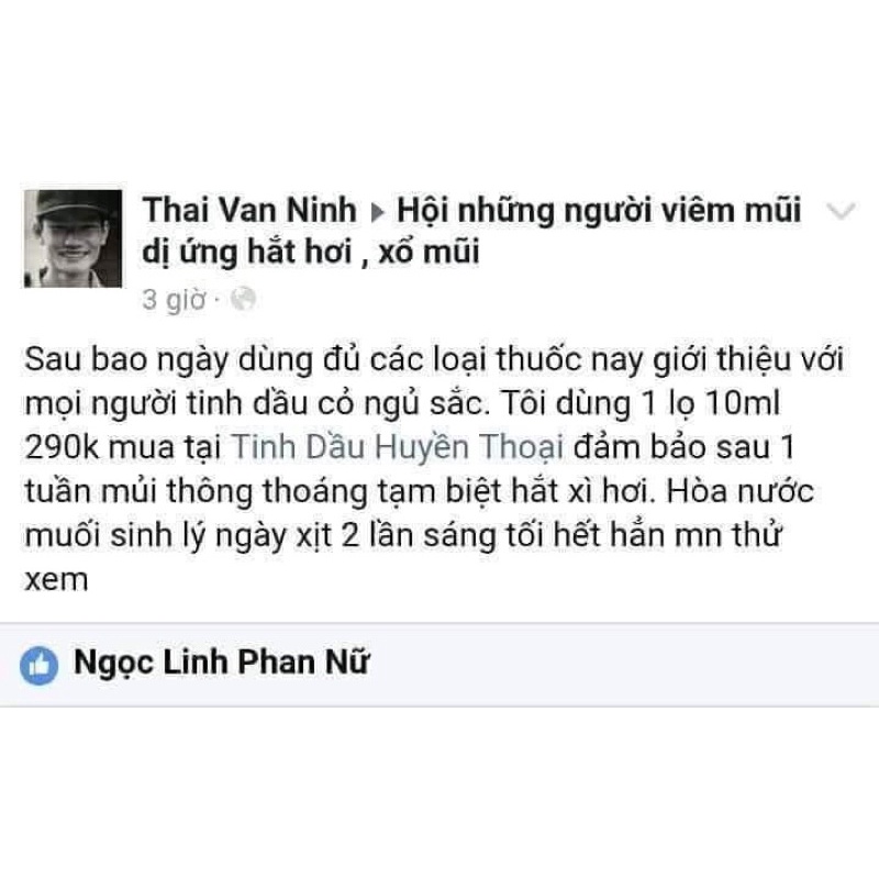Tinh dầu hoa ngũ sắc Huyền Thoại, tinh dầu hoa cứt lợn, tphcm